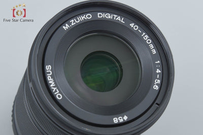 【中古】OLYMPUS オリンパス M.ZUIKO DIGITAL ED 40-150mm f/4-5.6 R ブラック