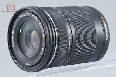 【中古】OLYMPUS オリンパス M.ZUIKO DIGITAL ED 40-150mm f/4-5.6 R ブラック