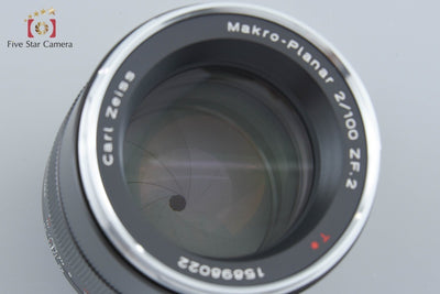 【中古】Carl Zeiss カールツァイス Makro-Planar 100mm f/2 ZF.2 T* ニコン用