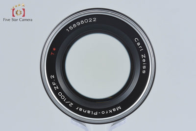 【中古】Carl Zeiss カールツァイス Makro-Planar 100mm f/2 ZF.2 T* ニコン用