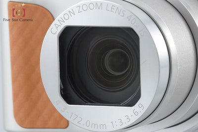 【中古】Canon キヤノン PowerShot SX740 HS シルバー コンパクトデジタルカメラ 元箱付き