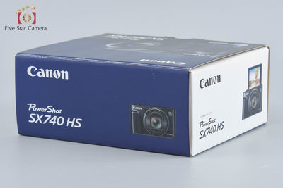 【中古】Canon キヤノン PowerShot SX740 HS シルバー コンパクトデジタルカメラ 元箱付き