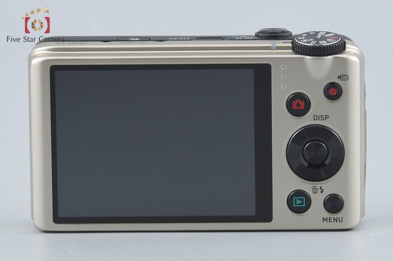 中古】CASIO カシオ HIGH SPEED EXILIM EX-ZR300 ゴールド コンパクト