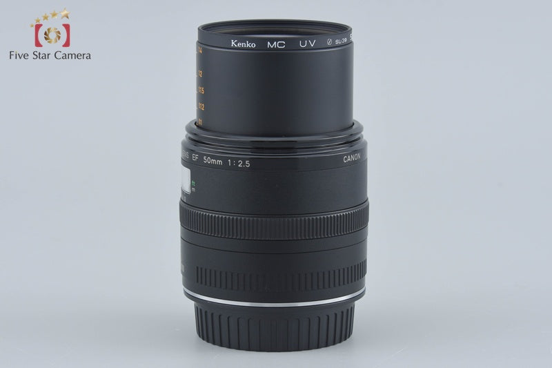 中古】Canon キヤノン EF 50mm f/2.5 コンパクトマクロ – Five Star
