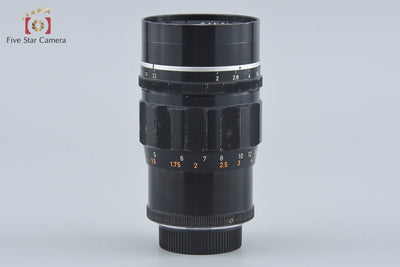 【中古】Canon キヤノン 100mm f/2 L39 ライカスクリューマウント