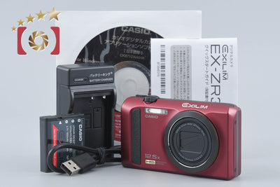 【中古】CASIO カシオ HIGH SPEED EXILIM EX-ZR300 レッド コンパクトデジタルカメラ
