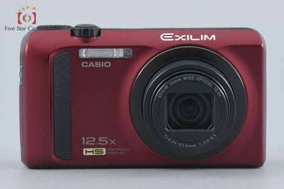 【中古】CASIO カシオ HIGH SPEED EXILIM EX-ZR300 レッド コンパクトデジタルカメラ