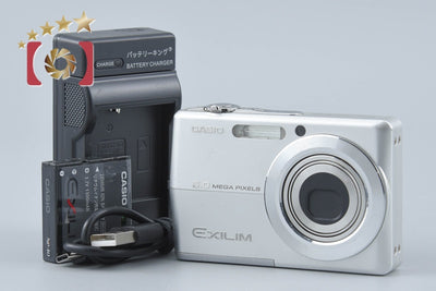 【中古】CASIO カシオ EXILIM ZOOM EX-Z600 シルバー コンパクトデジタルカメラ