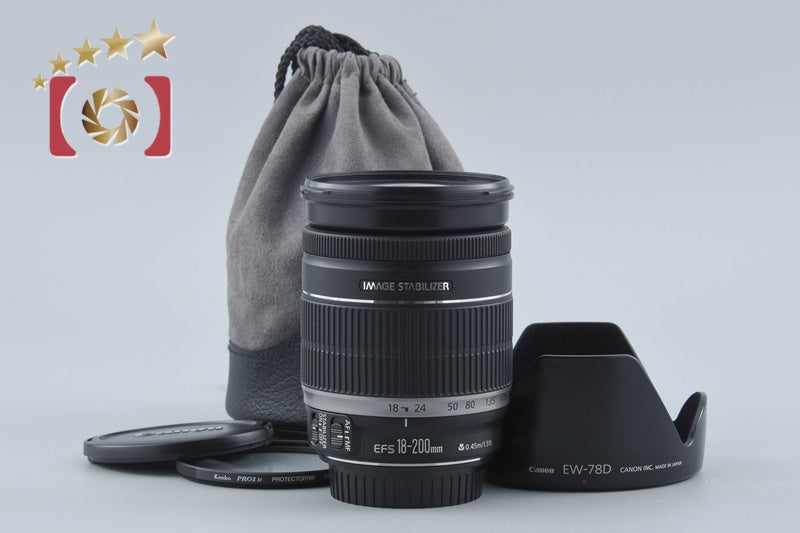 【中古】Canon キヤノン EF-S 18-200mm f/3.5-5.6 IS