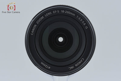 【中古】Canon キヤノン EF-S 18-200mm f/3.5-5.6 IS