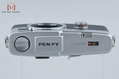 【中古】OLYMPUS オリンパス PEN FV シルバー フィルム一眼レフカメラ
