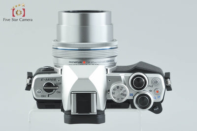 【中古】OLYMPUS オリンパス OM-D E-M10 Mark II 14-42mm EZ レンズキット シルバー シャッター回数僅少