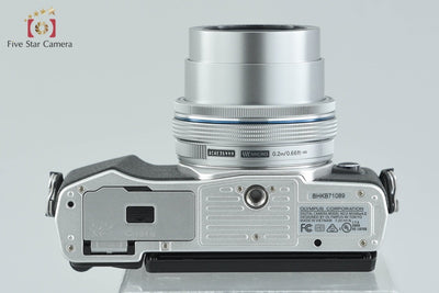 【中古】OLYMPUS オリンパス OM-D E-M10 Mark II 14-42mm EZ レンズキット シルバー シャッター回数僅少