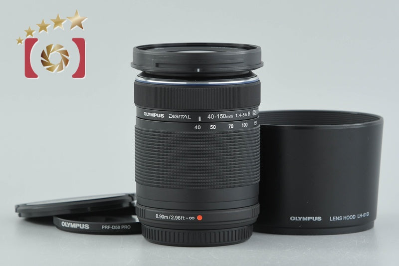 【中古】OLYMPUS オリンパス M.ZUIKO DIGITAL ED 40-150mm f/4-5.6 R ブラック