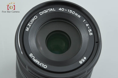 【中古】OLYMPUS オリンパス M.ZUIKO DIGITAL ED 40-150mm f/4-5.6 R ブラック