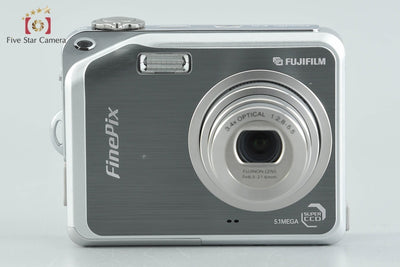 【中古】FUJIFILM 富士フイルム FinePix V10 ガンメタリック コンパクトデジタルカメラ