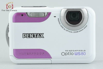 【中古】PENTAX ペンタックス Optio WS80 ホワイトプラスパープル コンパクトデジタルカメラ