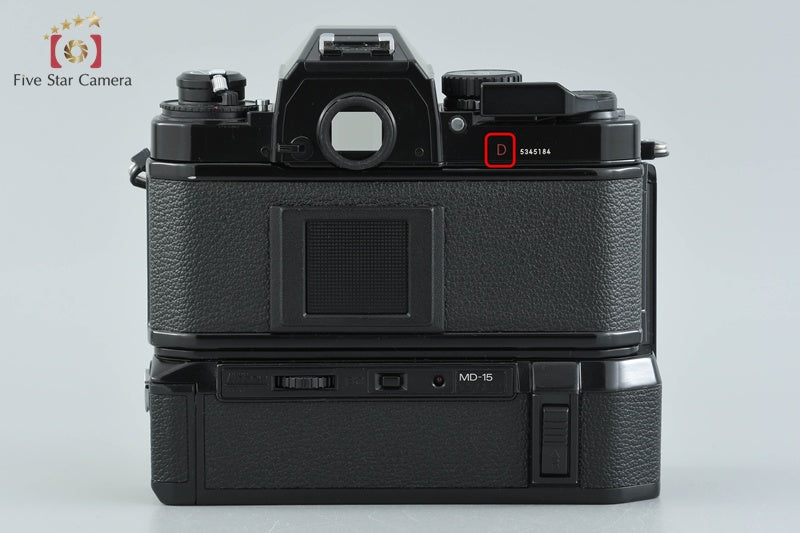 中古】Nikon ニコン FA ブラック デモ機 + MD-15 モータードライブ