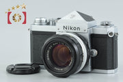 【中古】Nikon ニコン F アイレベル 後期 シルバー + NIKKOR-S.C Auto 50mm f/1.4