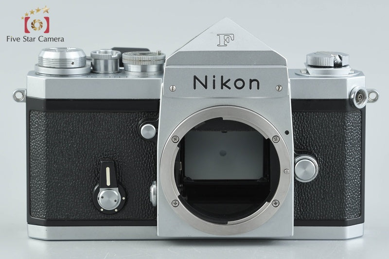 中古】Nikon ニコン F アイレベル 後期 シルバー + NIKKOR-S.C Auto
