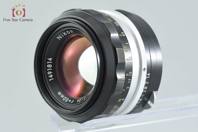 【中古】Nikon ニコン F アイレベル 後期 シルバー + NIKKOR-S.C Auto 50mm f/1.4