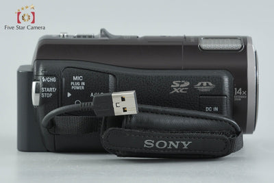 【中古】SONY ソニー ハンディカム HDR-CX560V ブラウン デジタルビデオカメラ 元箱付き