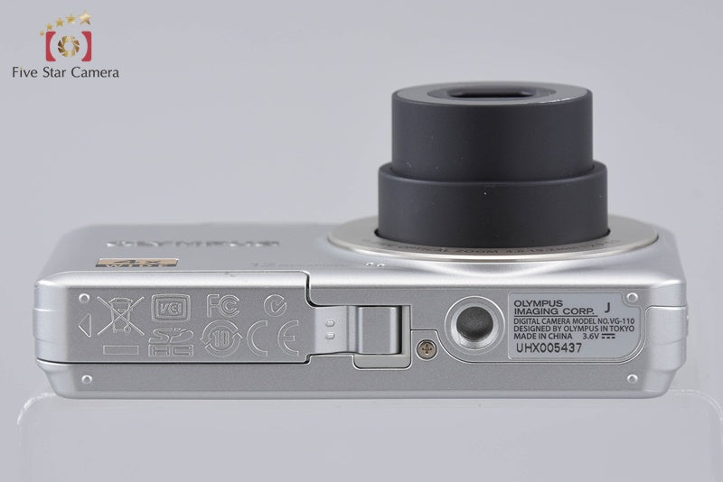 中古】OLYMPUS オリンパス VG-110 シルバー コンパクトデジタルカメラ