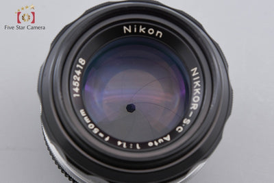 【中古】Nikon ニコン NIKKOR-S.C Auto 50mm f/1.4 Ai改