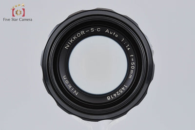 【中古】Nikon ニコン NIKKOR-S.C Auto 50mm f/1.4 Ai改