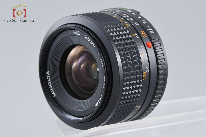 中古】MINOLTA ミノルタ New MD 28mm f/2.8 – Five Star Camera