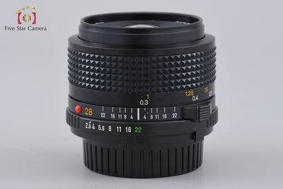 【中古】MINOLTA ミノルタ New MD 28mm f/2.8