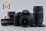 【中古】Canon キヤノン EOS Kiss X6i ダブルズームキット シャッター回数僅少