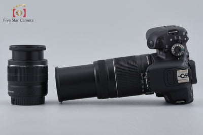 【中古】Canon キヤノン EOS Kiss X6i ダブルズームキット シャッター回数僅少