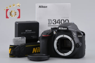 【中古】Nikon ニコン D3400 ブラック デジタル一眼レフカメラ