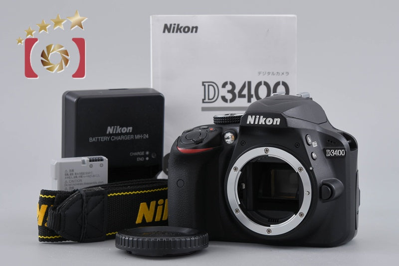 【中古】Nikon ニコン D3400 ブラック デジタル一眼レフカメラ
