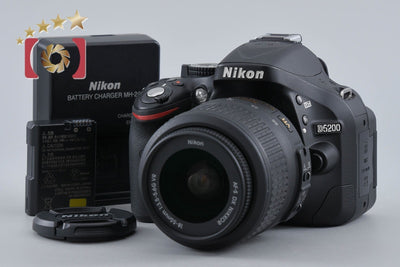 【中古】Nikon ニコン D5200 18-55 VR レンズキット ブラック