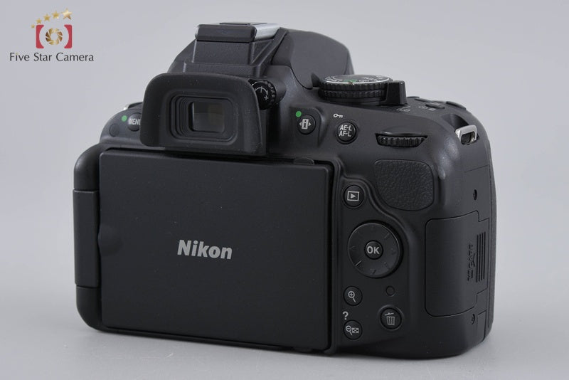 中古】Nikon ニコン D5200 18-55 VR レンズキット ブラック – Five