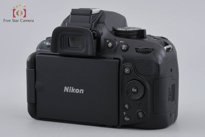 【中古】Nikon ニコン D5200 18-55 VR レンズキット ブラック