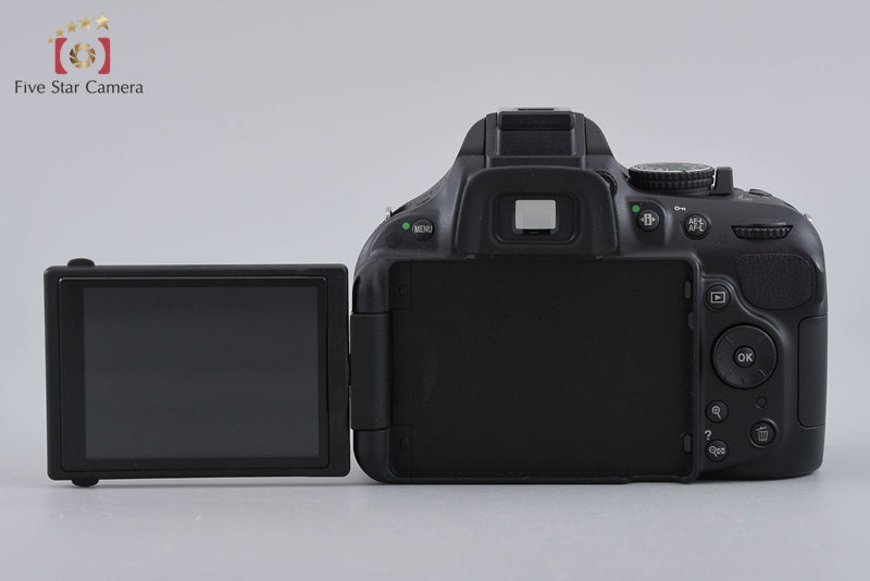 中古】Nikon ニコン D5200 18-55 VR レンズキット ブラック – Five