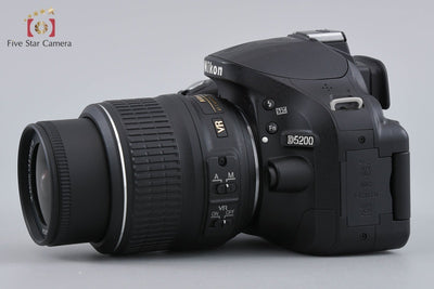 【中古】Nikon ニコン D5200 18-55 VR レンズキット ブラック