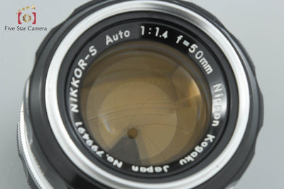 【中古】Nikon ニコン NIKKOR-S Auto 50mm f/1.4