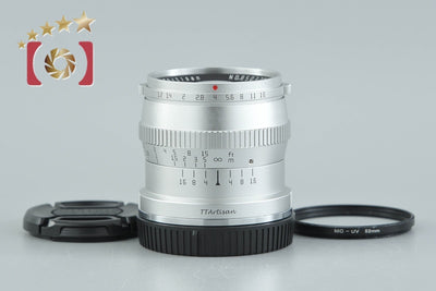 【中古】銘匠光学 TTArtisan 50mm f/1.2 シルバー ニコンZマウント用