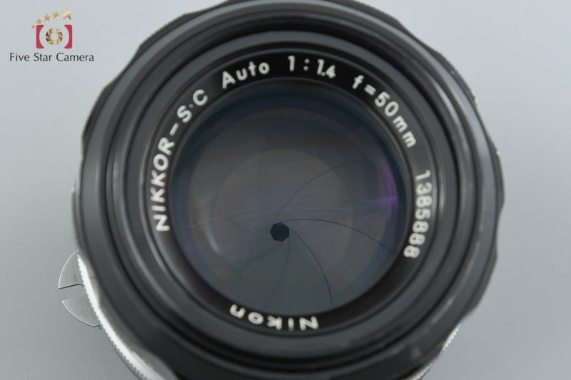 中古】Nikon ニコン NIKKOR-S.C Auto 50mm f/1.4 – Five Star Camera