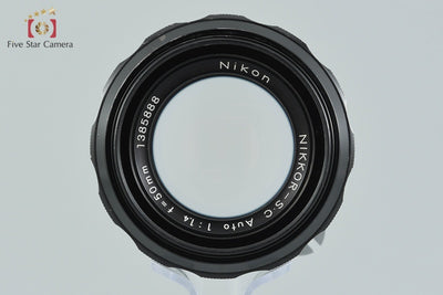 【中古】Nikon ニコン NIKKOR-S.C Auto 50mm f/1.4