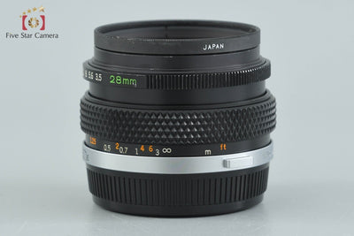 【中古】OLYMPUS オリンパス G.ZUIKO AUTO-W 28mm f/3.5