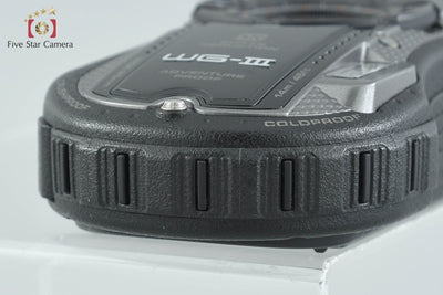 【中古】RICOH リコー PENTAX ペンタックス WG-3 ブラック 防水アクションカメラ