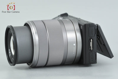 【中古】SONY ソニー α NEX-5 ズームレンズキット ブラック シャッター回数僅少