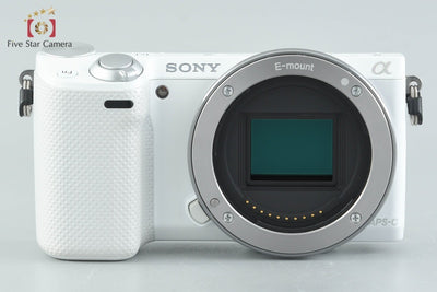 【中古】SONY ソニー α NEX-5R パワーズームレンズキット ホワイト シャッター回数僅少 多言語対応