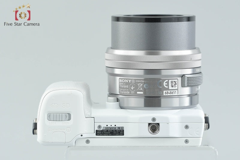 中古】SONY ソニー α NEX-5R パワーズームレンズキット ホワイト