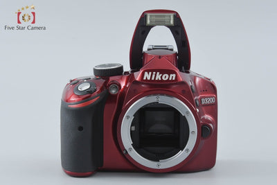 【中古】Nikon ニコン D3200 18-55 VR レンズキット レッド